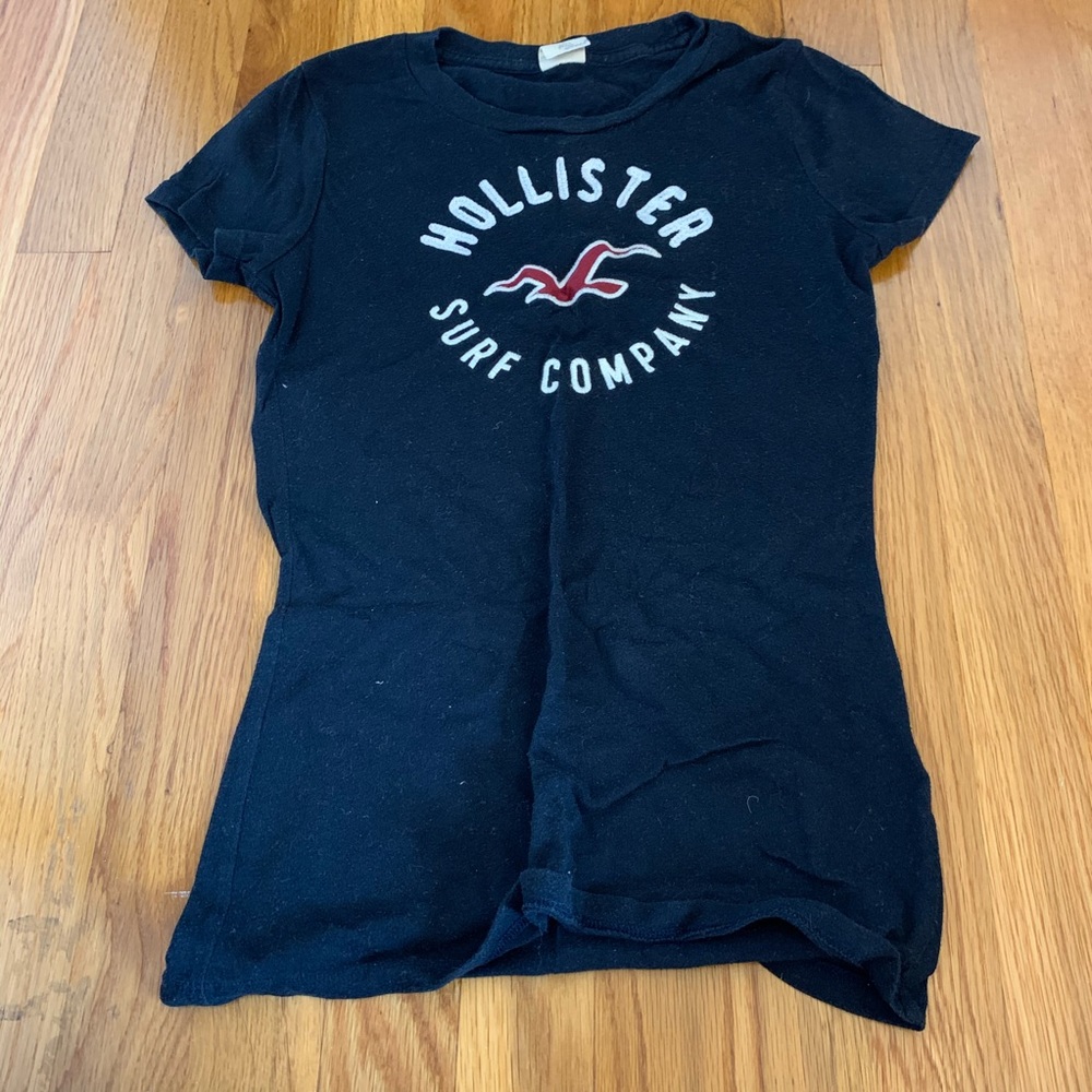 hollister classic logo short sleeve t shirt